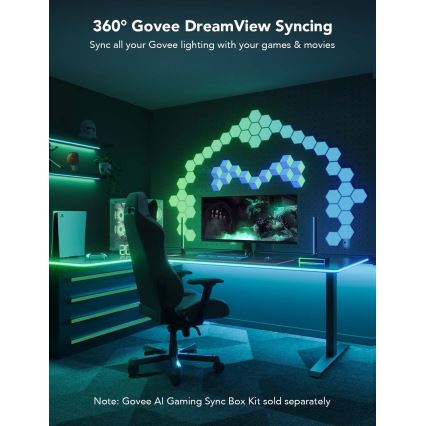 Govee - Neon LED laua taustvalgustus 3m RGBIC Wi-Fi