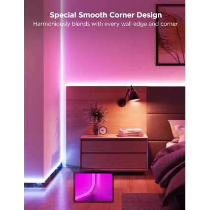 Govee - Neon MATTER LED nurgarööbas 5m RGBIC Wi-Fi