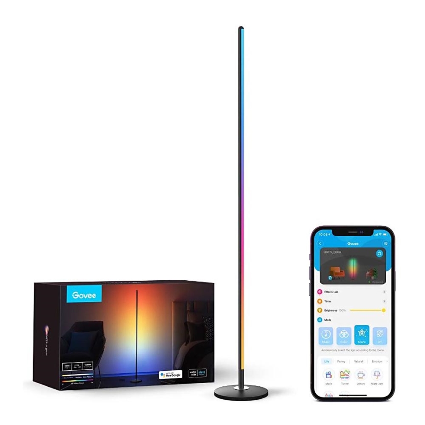 Govee - RGBICW Smart Nurk Floor Lamp Wi-Fi