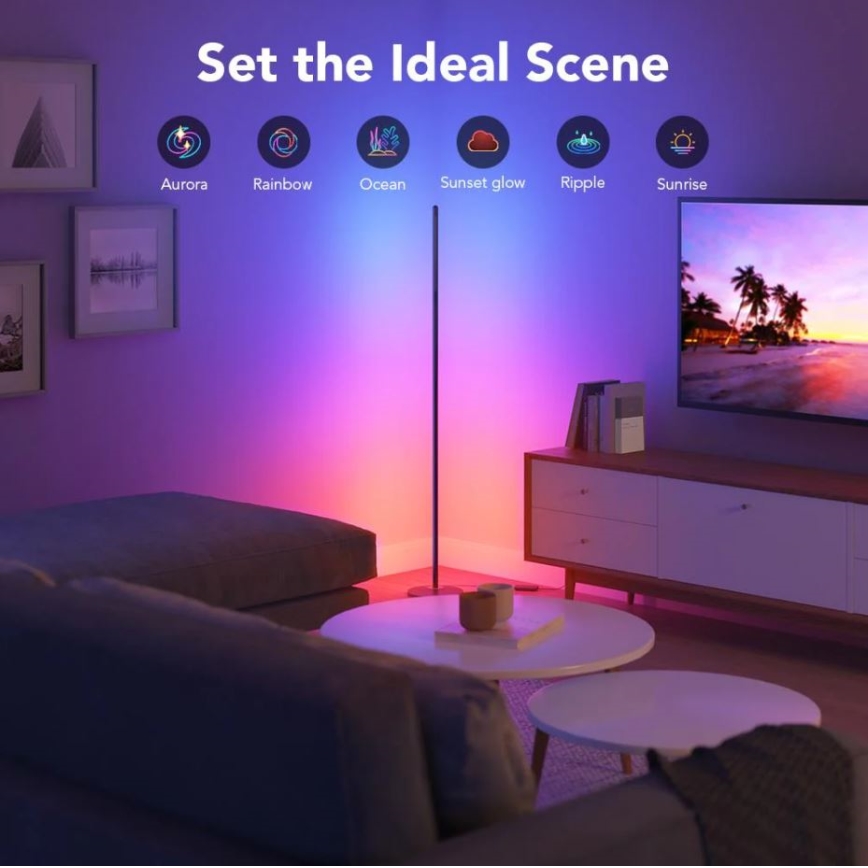 Govee - RGBICW Smart Nurk Floor Lamp Wi-Fi