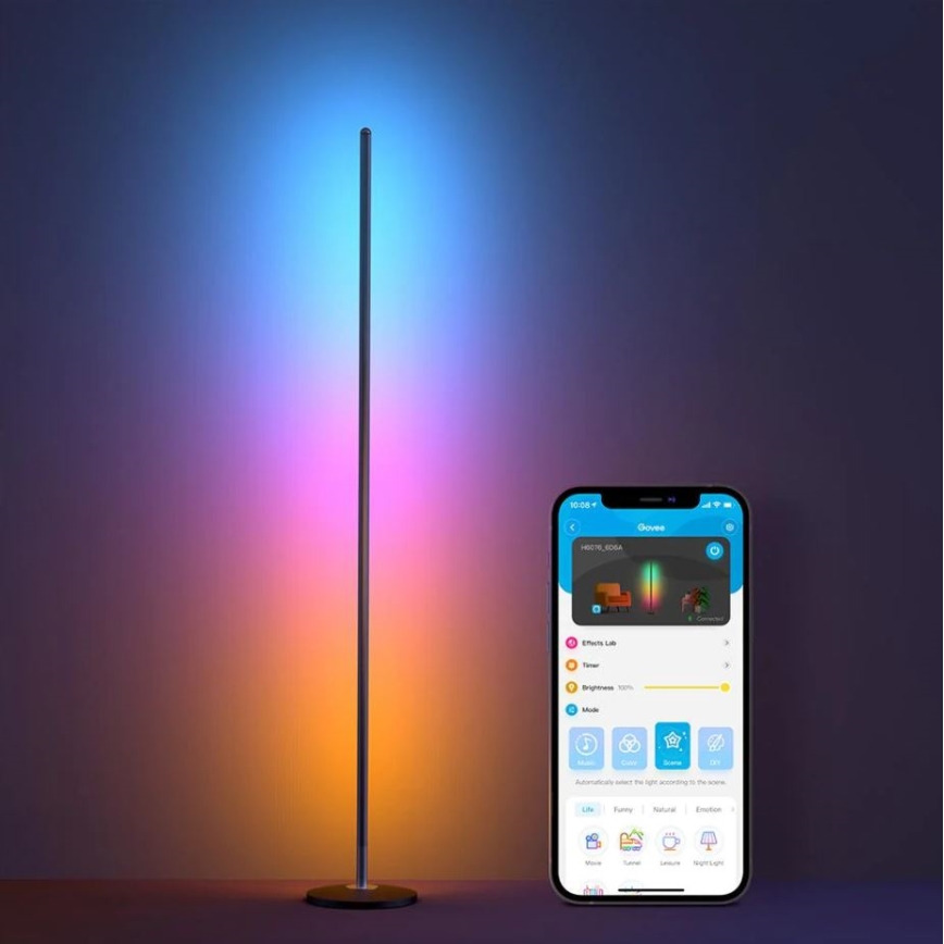 Govee - RGBICW Smart Nurk Floor Lamp Wi-Fi