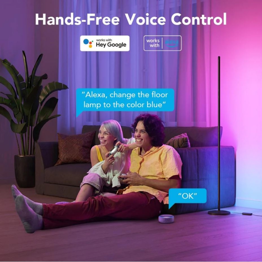 Govee - RGBICW Smart Nurk Floor Lamp Wi-Fi