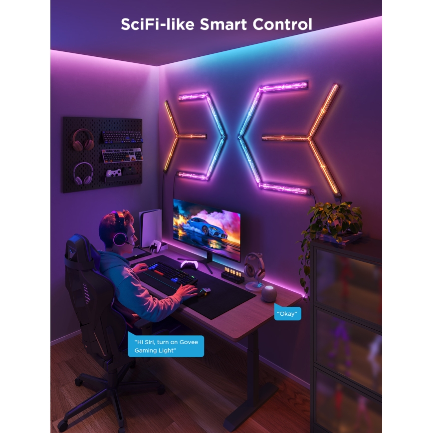 Govee - Smart Gaming (4+1) Seinavalgusti RGBIC Wi-Fi