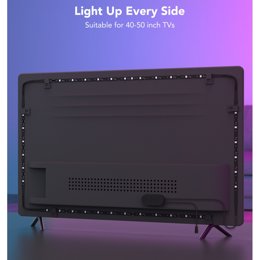 Govee - TV 40-50 nutikas LED taustavalgus RGBIC Wi-Fi