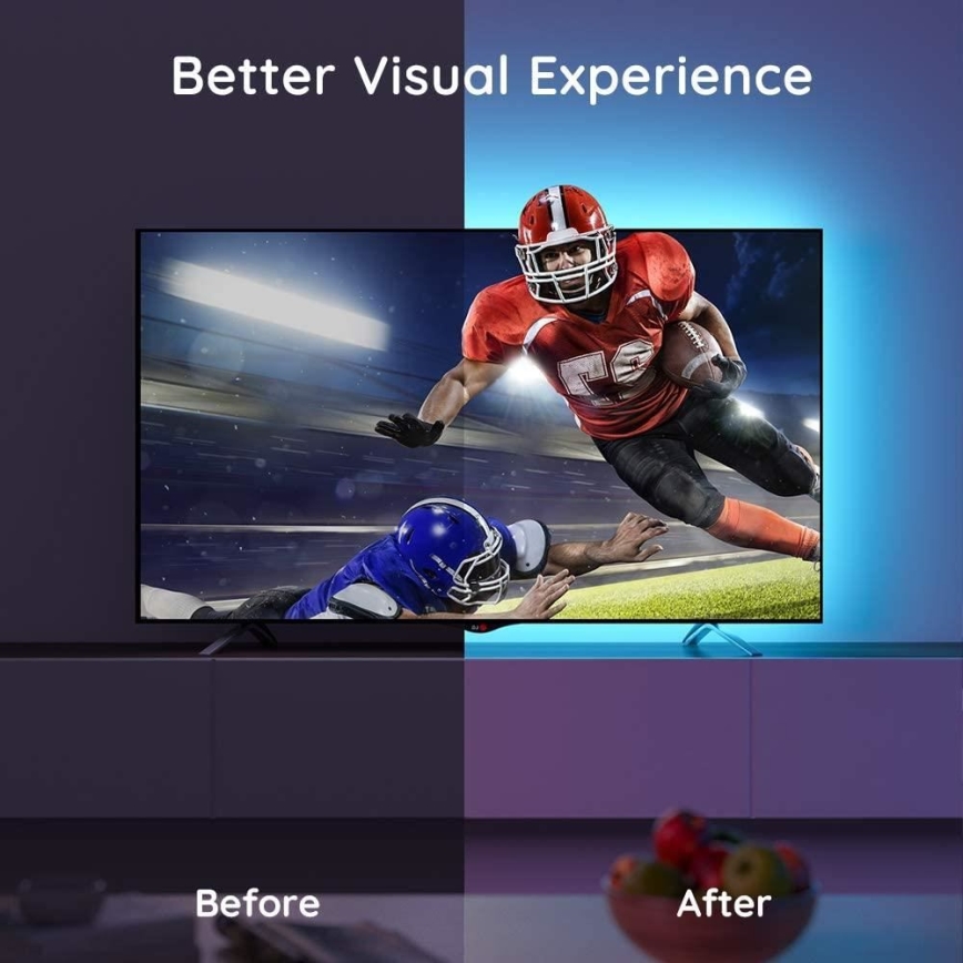 Govee - TV 46-60 nutikas RGB-LED taustavalgustus + kaugjuhtimispult