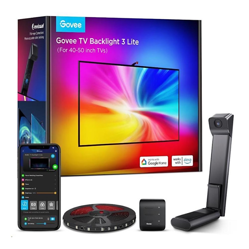 Govee - TV Backlight 3 Lite TV 40-50 SMART LED taustvalgustus RGBICW Wi-Fi IP67 +RC