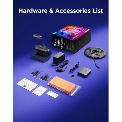 Govee - TV Backlight 3 Pro 55-65 Nutikas LED-taustavalgustus RGBIC Wi-Fi