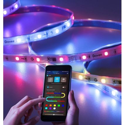 Govee - Väli Pro SMART RGBICWW väli LED Valgusriba 10m 2700-6500K Wi-Fi IP65
