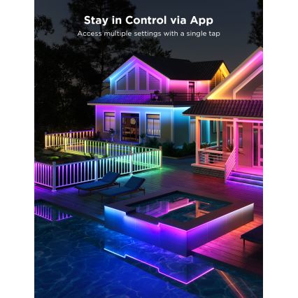 Govee - Väli Pro SMART RGBICWW väli LED Valgusriba 10m 2700-6500K Wi-Fi IP65