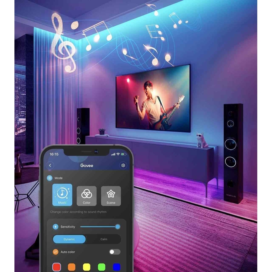 Govee - Wi-Fi RGB Smart LED Valgusriba 5m