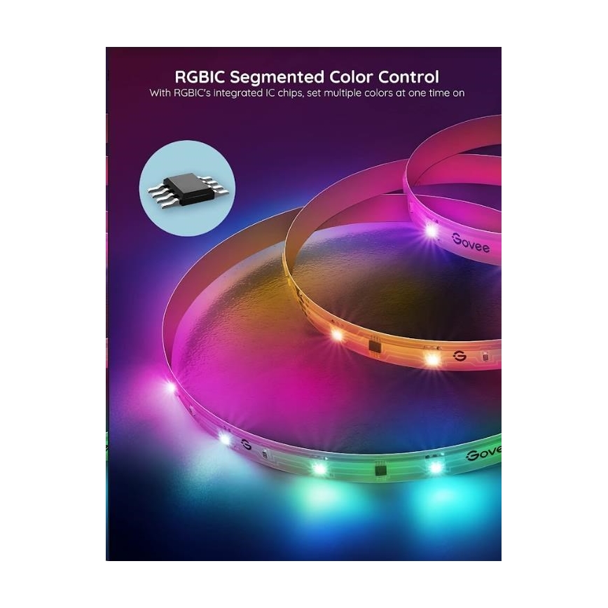 Govee - Wi-Fi RGBIC PRO Smart LED Valgusriba 10m