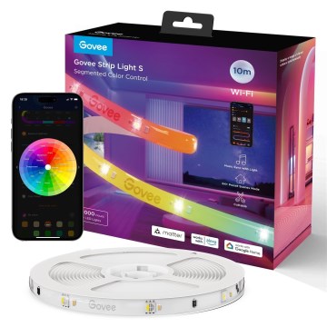 Govee - Wi-Fi RGBICW Smart PRO LED Valgusriba 10m MATTER - väga vastupidav