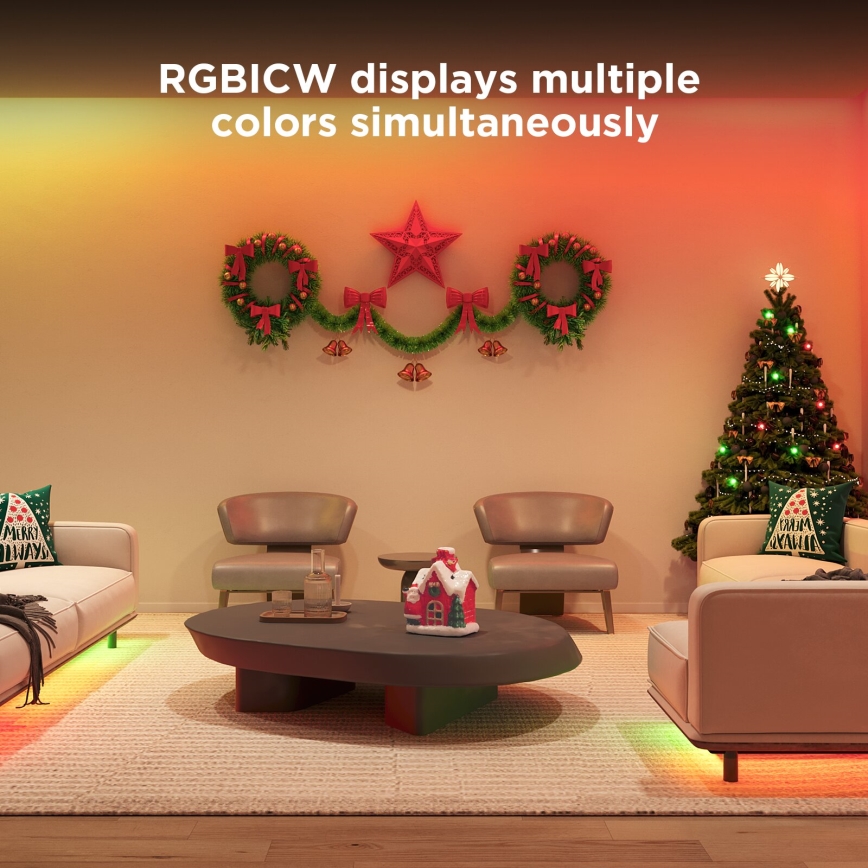 Govee - Wi-Fi RGBICW Smart PRO LED Valgusriba 10m MATTER - väga vastupidav