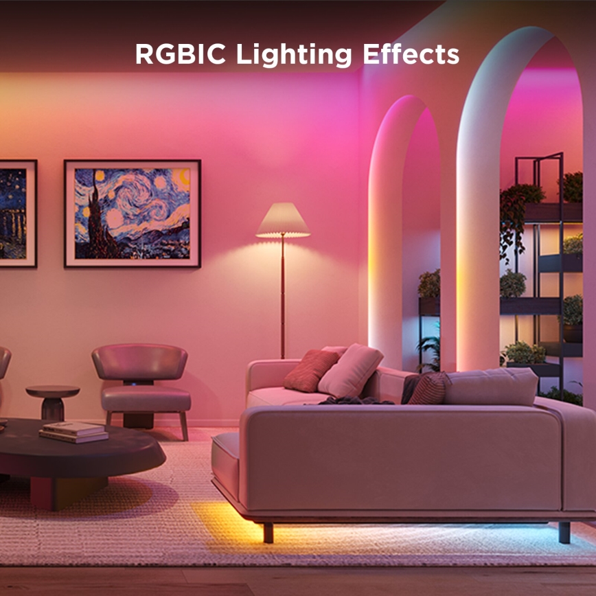 Govee - Wi-Fi RGBICW Smart PRO LED Valgusriba 10m MATTER - väga vastupidav