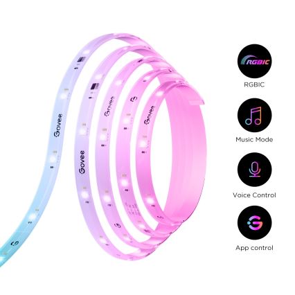 Govee - Wi-Fi RGBICW Smart PRO LED Valgusriba 10m MATTER - väga vastupidav