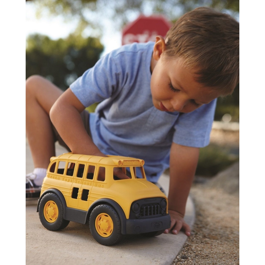 Green Toys - Koolibuss kollane/must