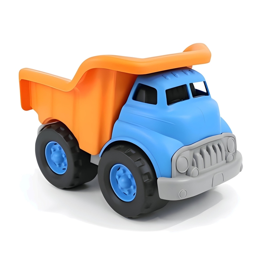 Green Toys - Prügiauto oranž/sinine