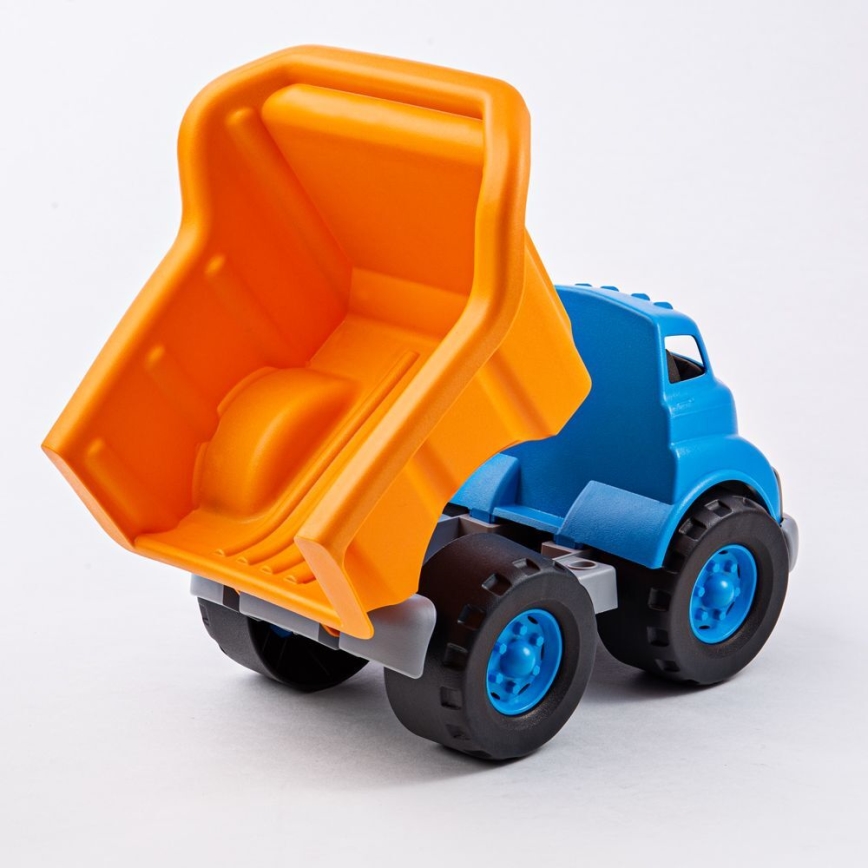 Green Toys - Prügiauto oranž/sinine