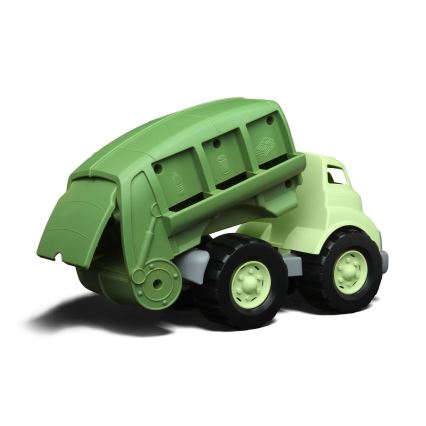 Green Toys - Taaskasutamise prügiauto roheline