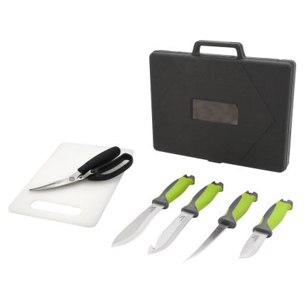 Grillitarvikud kotiga, roostevaba teras, 6 tk