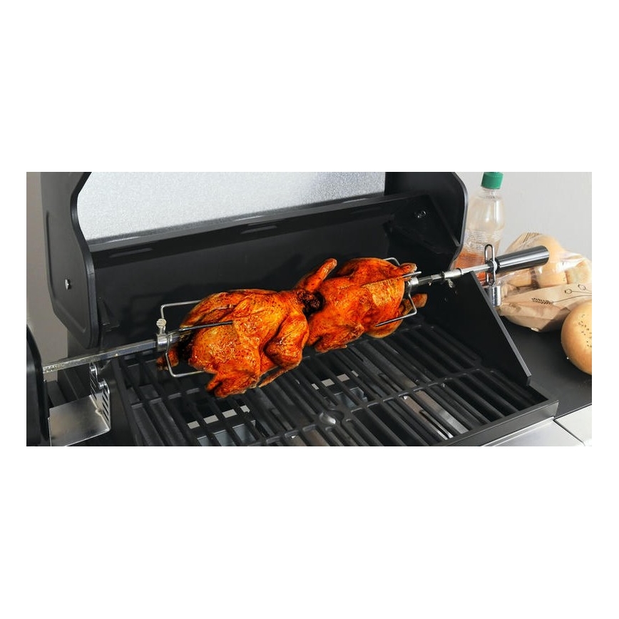 Grillvarras mootoriga 230V