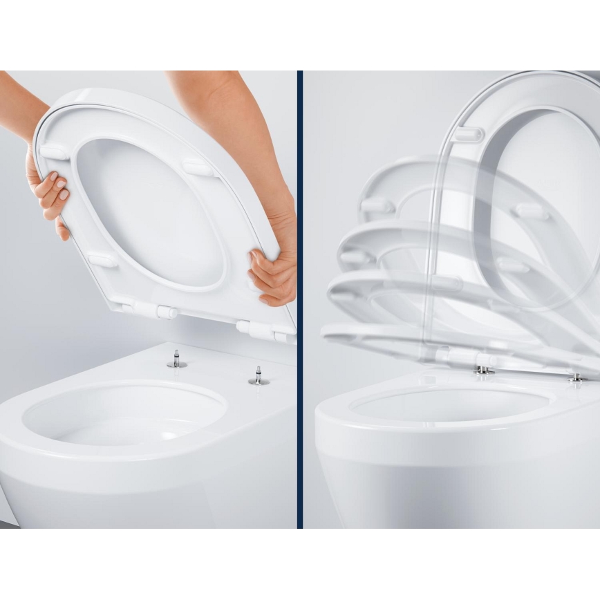 GROHE 102513SH00 - EURO CERAMIC WC-komplekt 67,3 x 37,6 x 79,2 cm keraamika/valge