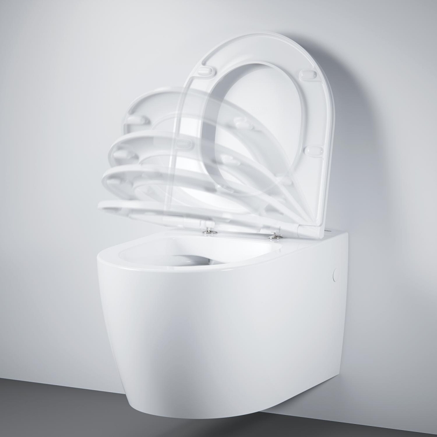 GROHE 103848SH00 - Seinakinnitusega WC-pott START ROUND CERAMIC 368 × 543 mm durovalge