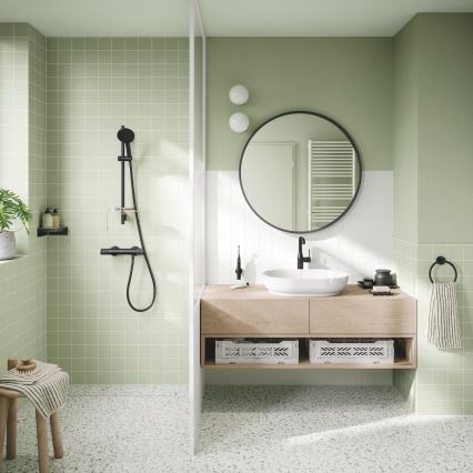 GROHE 1348632430 - Käsidušš VITALIO JOY+ 120 mm must