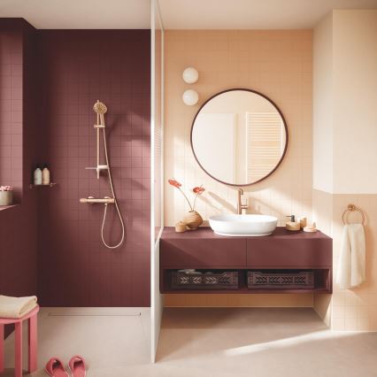 GROHE 134866DL00 - Dušikomplekt VITALIO JOY+ 120 mm vaskviimistlusega