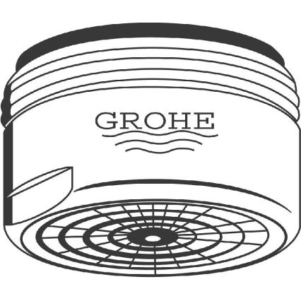 GROHE 13929000 - Kraani aeraator M 24 × 1 läikiv kroom