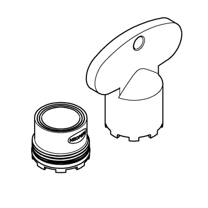 GROHE 13943000 - Kraani aeraator M 16,5 × 1 PCA 5,0 lmin läikiv kroom