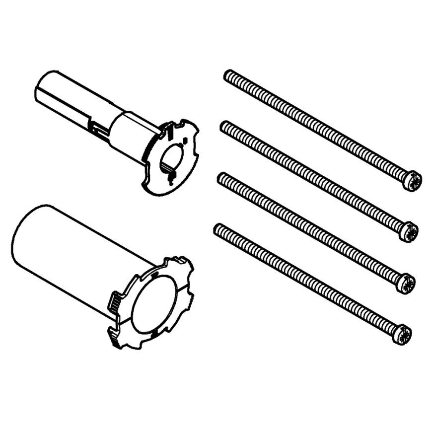 GROHE 14058000 - Universaalne pikenduskomplekt 25 mm läikiv kroom