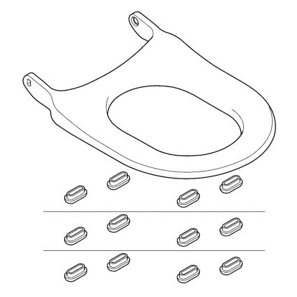 GROHE 14924SH0 - WC-istme kaas SENSIA ARENA, Durovalge