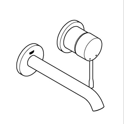 GROHE 19408001 - Valamusegisti ESSENCE 183 mm läikiv kroom