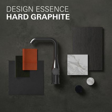GROHE 19408AL1 - ESSENCE valamu segisti, 183 mm, grafiit