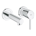 GROHE 19575001 - Valamu kaheauguline segisti CONCETTO 147 mm läikiv kroom
