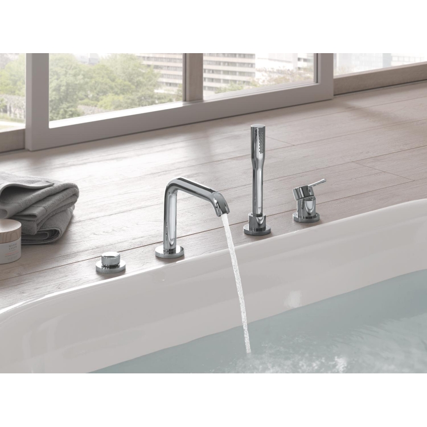 GROHE 19578001 - ESSENCE 197 mm neljaavaga vannisegisti, läikiv kroom