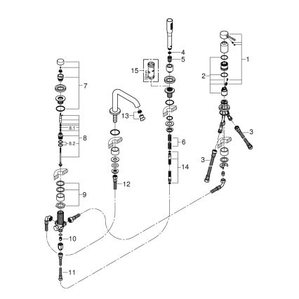GROHE 19578DL1 – ESSENCE neljaavaga vannisegisti, pronksviimistlus