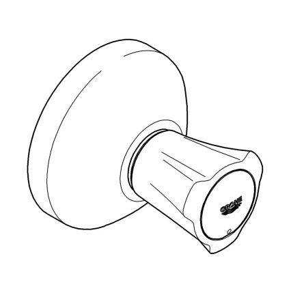 GROHE 19809001 - Ülaosa sisseehitatavale ventiilile COSTA L, läikiv kroom