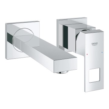 GROHE 19895000 - Valamu kaheauguline segisti EUROCUBE 171 mm, läikiv kroom