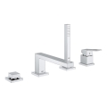 GROHE 19897001 - Neljaauguline vannisegisti EUROCUBE läikiv kroom