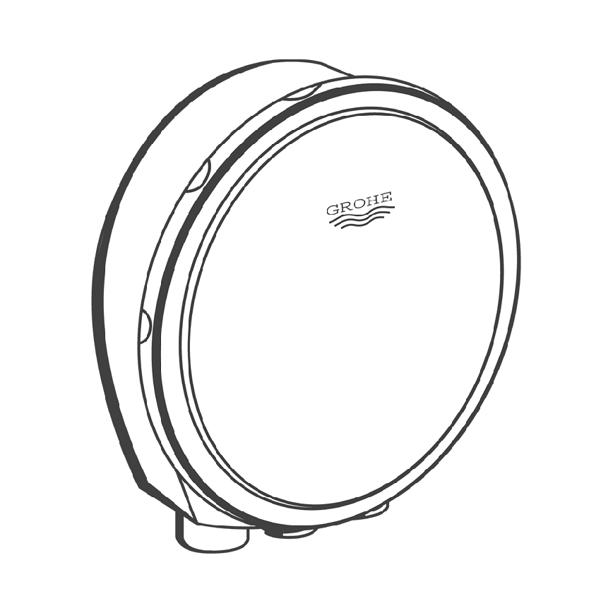 GROHE 19952000-Vanni täite-, äravoolu- ja ülevoolukomplekt TALENTOFILL kroom