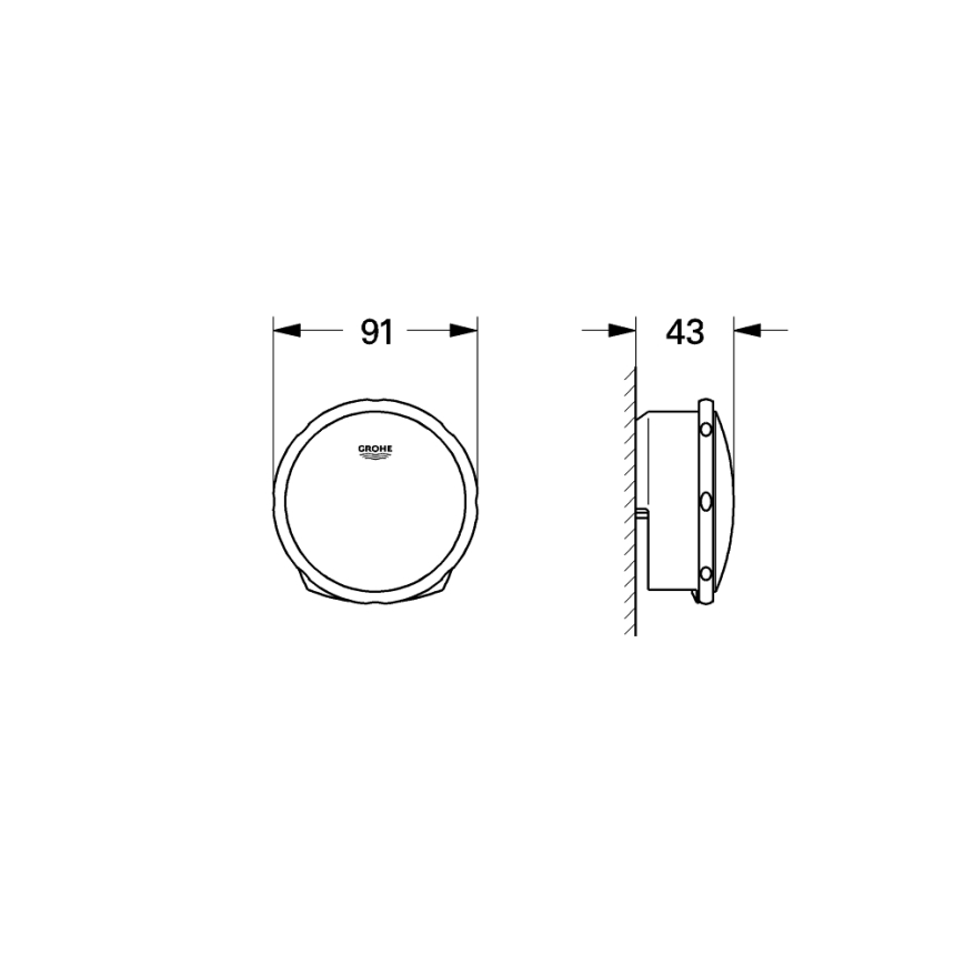 GROHE 19952000-Vannitäite-, äravoolu- ja ülevoolukomplekt TALENTOFILL kroom