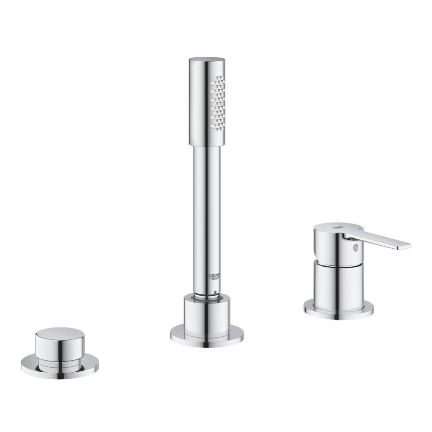 GROHE 19965001 - LINEARE kolmeauguline vannisegisti, läikiv kroom