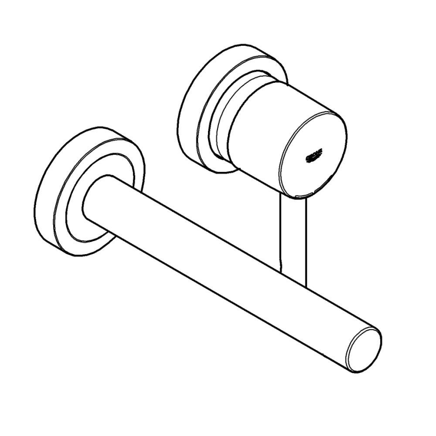 GROHE 19967GN1 - Valamusegisti ESSENCE 230 mm kuldne