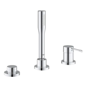 GROHE 19976001 - Kolmeaukne vannisegisti ESSENCE, läikiv kroom