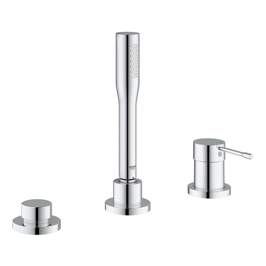 GROHE 19976001 - Kolmeaukne vannisegisti ESSENCE, läikiv kroom