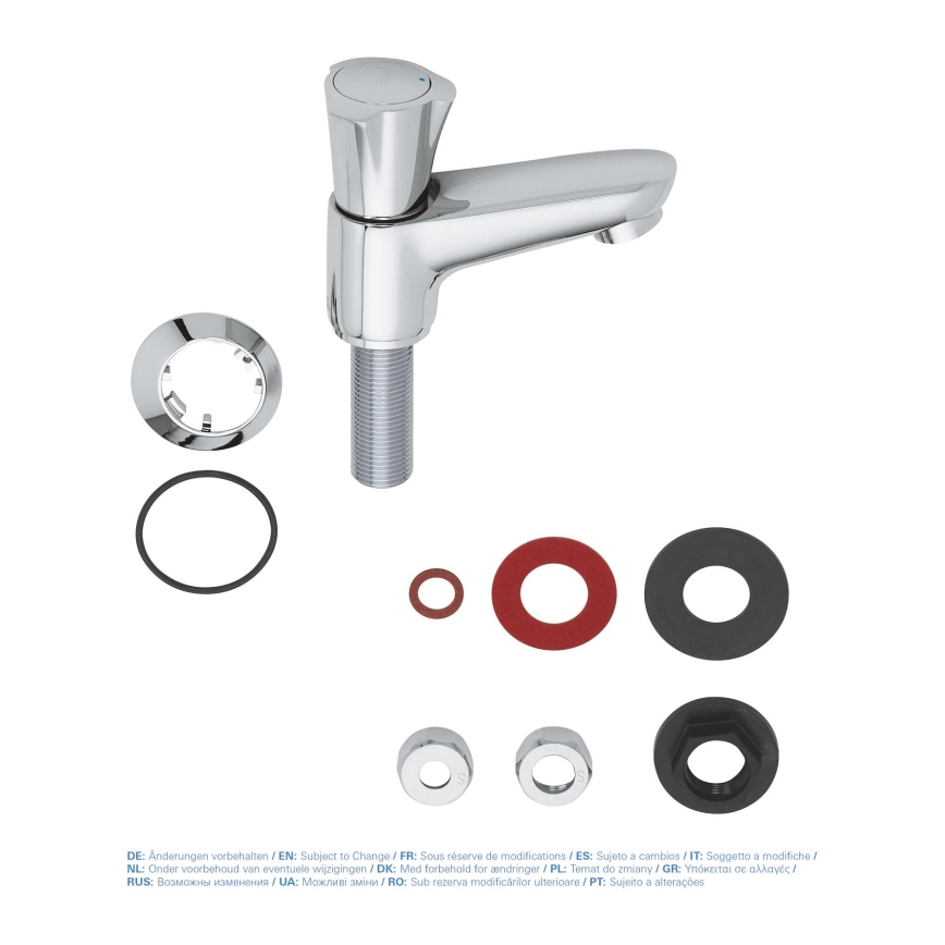 GROHE 20404001 - COSTA L lauale paigaldatav ventiil DN 15, läikiv kroom