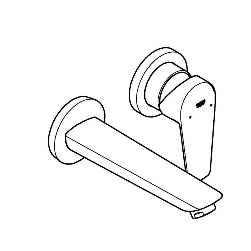 GROHE 20474001 - Kaheauguline valamusegisti, 177 mm, läikiv kroom