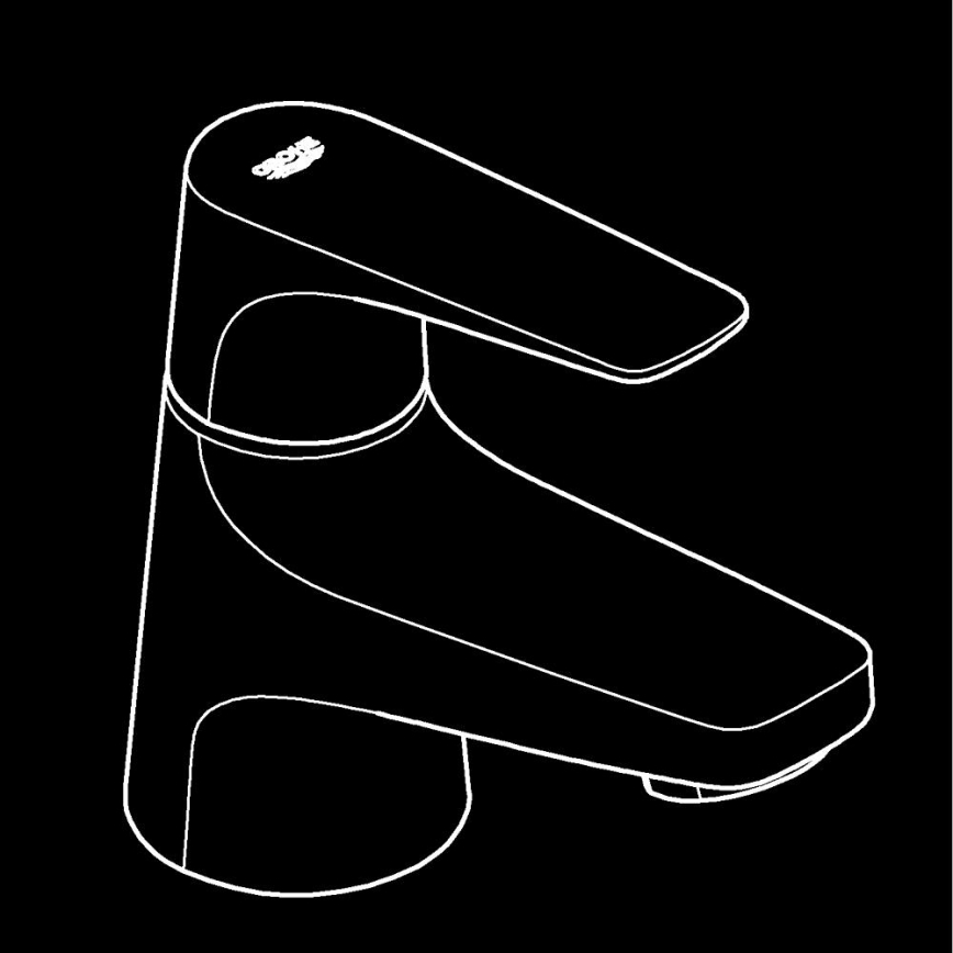 GROHE 20577000 - lauapealne ventiil START FLOW DN 15 läikiv kroom